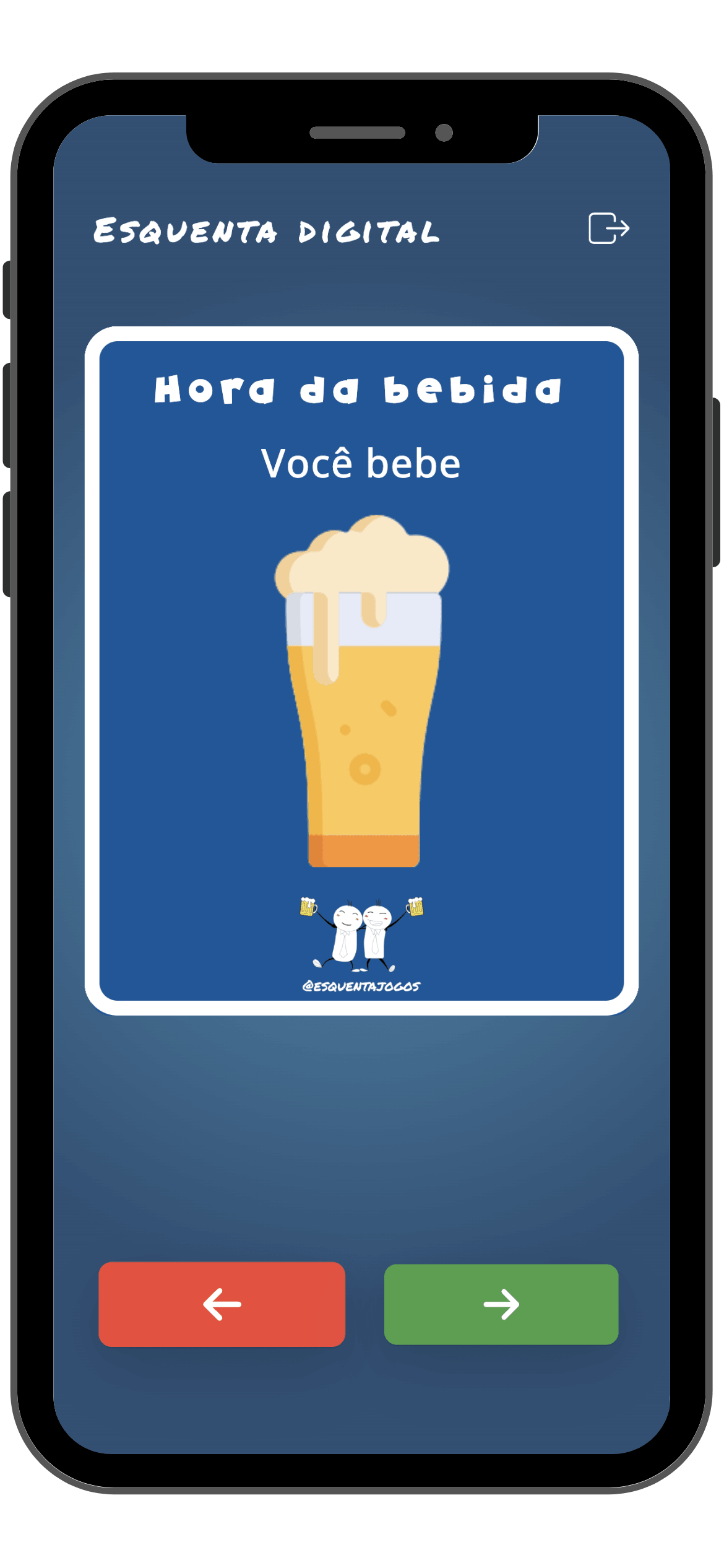 Esquenta, Digital - Jogo de bebida e pegação – Esquenta Jogos®